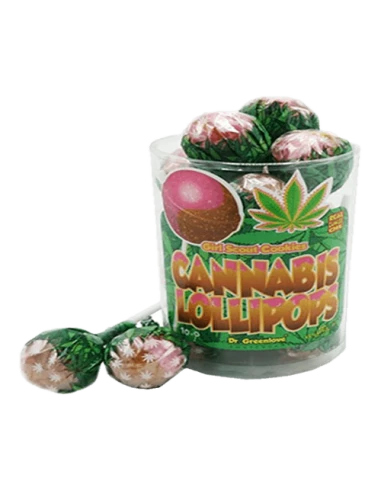 Lizak Cannabis Bubblegum (10 sztuk)