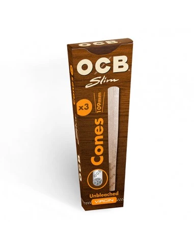 OCB Bibułka Slim Virgin Cones 3 szt