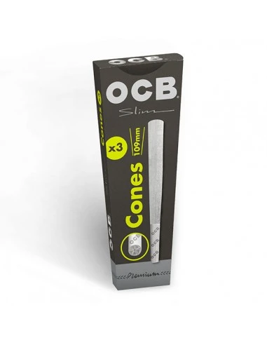 OCB Bibułka Slim Premium Cones 3 szt.