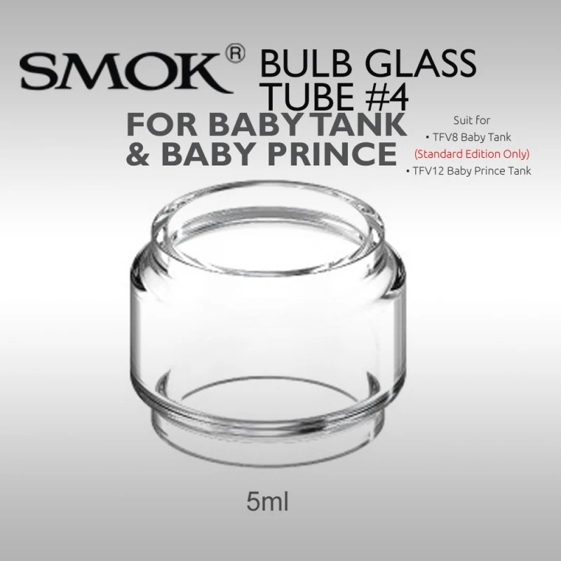 Pyrex Smok TFV8 Bulb 4.5 ml BABY - BRIT MINI -TFV12 BABY PRINCE -VAPE PEN 22