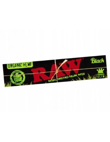 Bibułki RAW Black Organic Hemp KS Slim