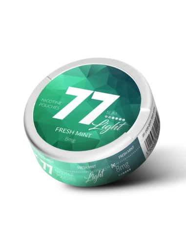 77 Woreczki Nikotynowe Fresh Mint Light