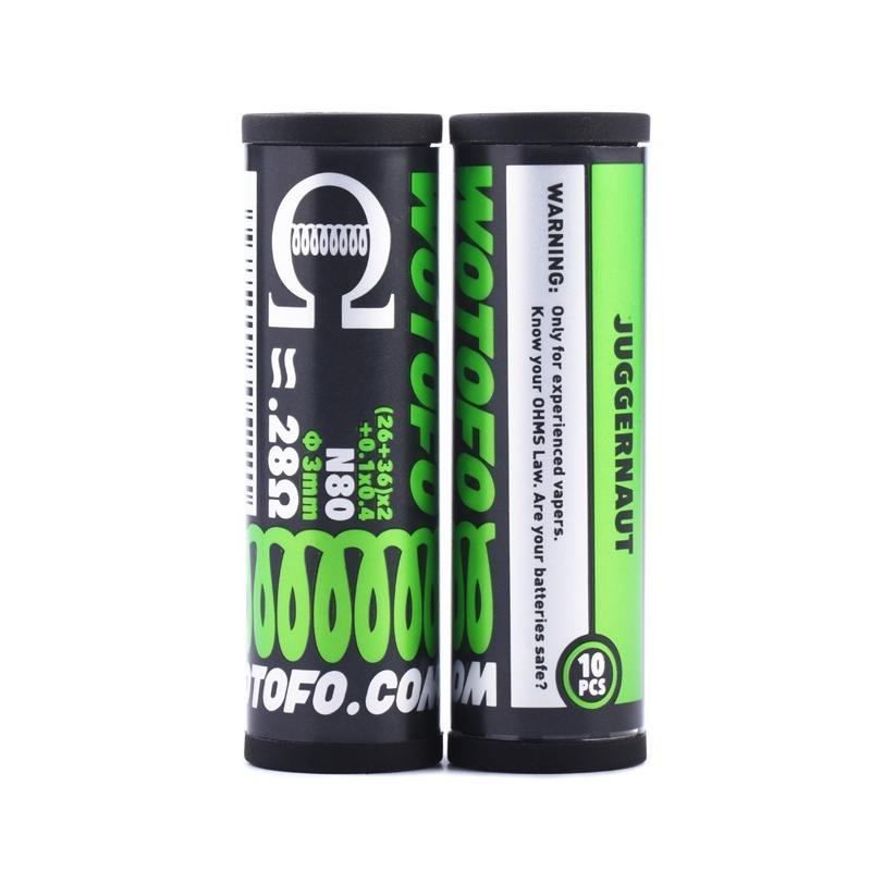 Grzałka Gotowa WOTOFO N80 Jaggernaut 3mm 0.28 Ohm (26 + 36)x2 + 0.1x0.4 Grzałka Gotowa WOTOFO N80 Jaggernaut 3mm 0.28 Ohm (26 + 36)x2 + 0.1x0.4