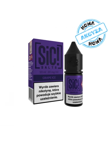 Sic! Salt Simplex Grape Ice 20 mg 10 ml