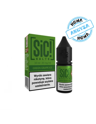 Sic! Salt Simplex Green Grape Ice 20...