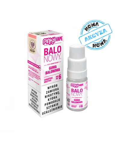 Pinky Vape Liquid Balonowy 6 mg 10 ml