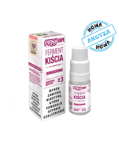 Pinky Vape Liquid Ferment Kiścia 3 mg...
