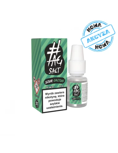 Hasztag Salt Sour Cactus 20 mg 10 ml