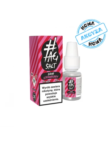 Hasztag Salt Sour Strawberry 20 mg 10 ml
