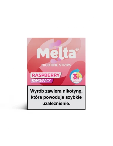 Melta Listki Nikotynowe Raspberry 4 mg
