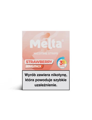 Melta Listki Nikotynowe Strawberry 4 mg