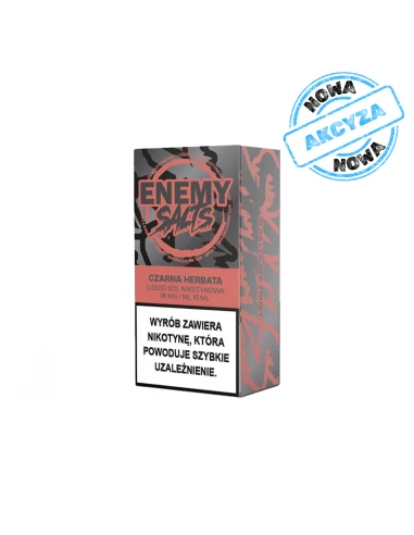 Enemy Salts - Czarna Herbata 18 mg 10 ml