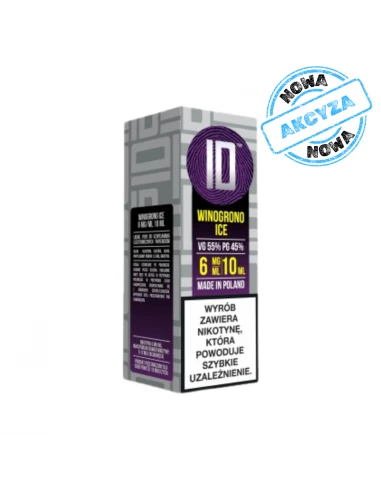 Idealny Liquid Winogrono Ice 6 mg 10 ml