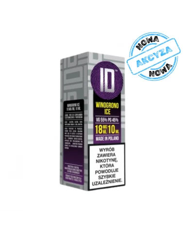 Idealny Liquid Winogrono Ice 18 mg 10 ml