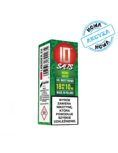 ID Liquid Salt Wiśnia Jabłko 18 mg 10 ml