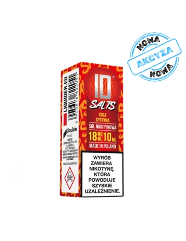 ID Liquid Salt Cola Cytryna 18 mg 10 ml
