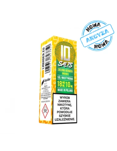 ID Liquid Salt Zielona Herbata Ananas...