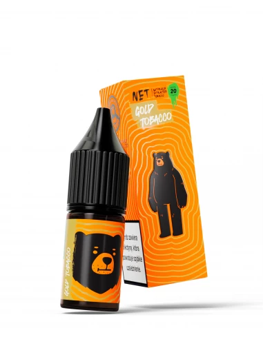 Go Bears Net Gold Tobacco 20 mg 10 ml