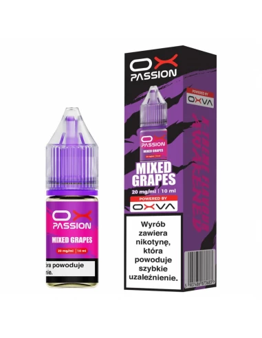 OX Passion Salt Mixed Grapes 20 mg 10 ml