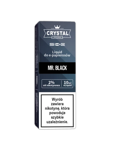 Crystal Salt Mr. Black 20 mg 10 ml