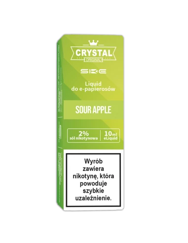 Crystal Salt Sour Apple 20 mg 10 ml