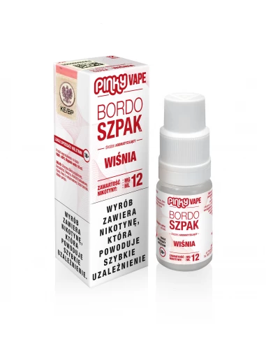 Pinky Vape Liquid Bordo Szpak 12 mg...