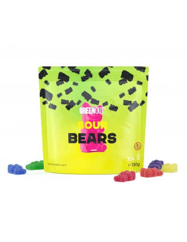 Green Out Żelki konopne Sour Bears 130 g