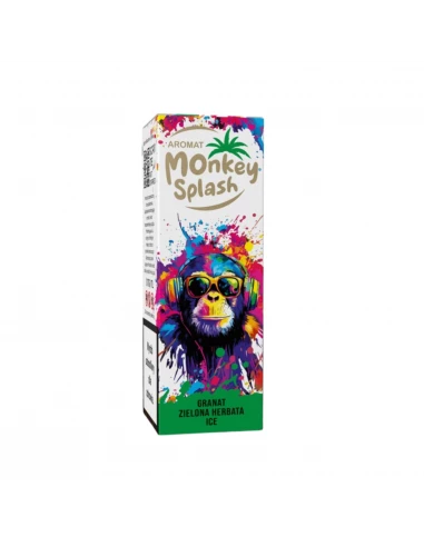 Monkey Splash Longfill Granat Zielona...