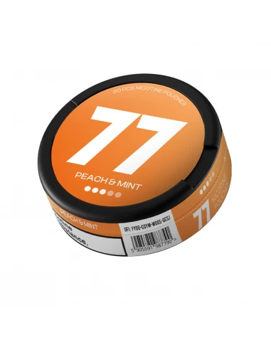 77 Woreczki Nikotynowe Peach Mint...