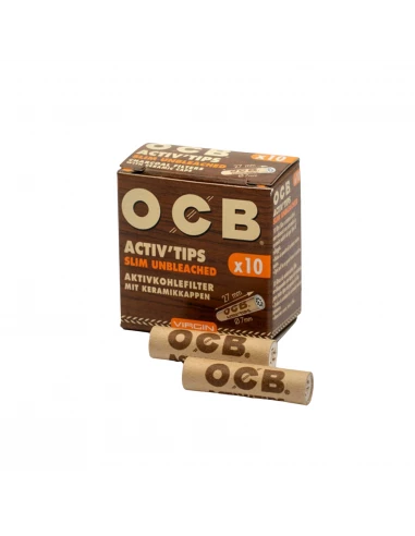 OCB Filtry Slim Virginia Activ Tips...