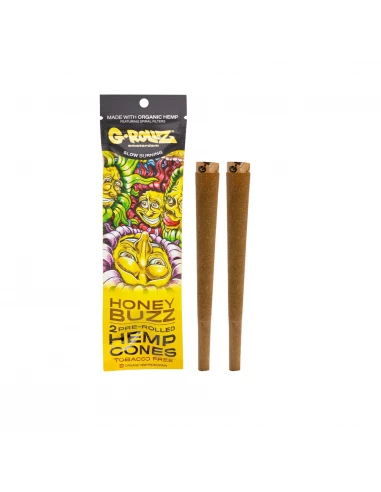G-Rollz Bibułki Hemp Cones Honey Buzz