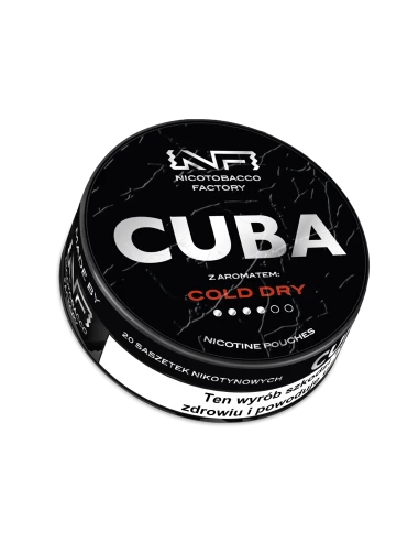 Cuba Black Woreczki Nikotynowe Cold...