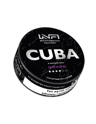 Cuba Black Woreczki Nikotynowe Grape...