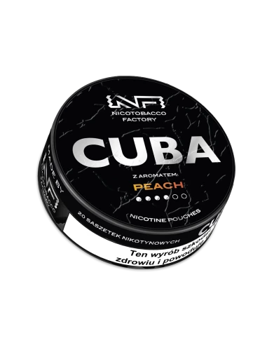 Cuba Black Woreczki Nikotynowe Peach...