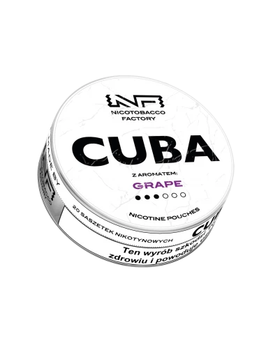 Cuba White Woreczki Nikotynowe Grape...