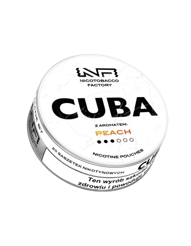 Cuba White Woreczki Nikotynowe Peach...