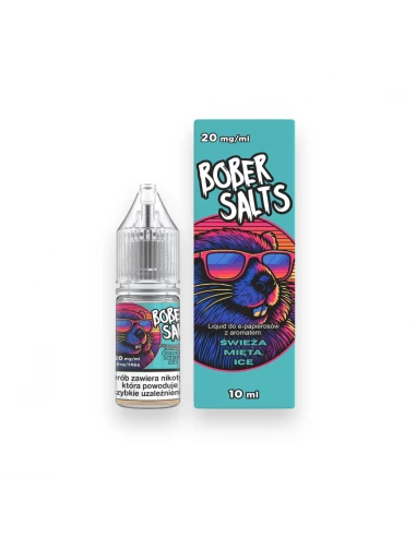 Bober Salt Świeża Mięta Ice 20 mg 10 ml