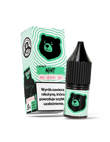Go Bears Nicotine Liquid Mint 6 mg 8 ml