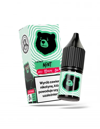 Go Bears Nicotine Liquid Mint 18 mg 8 ml