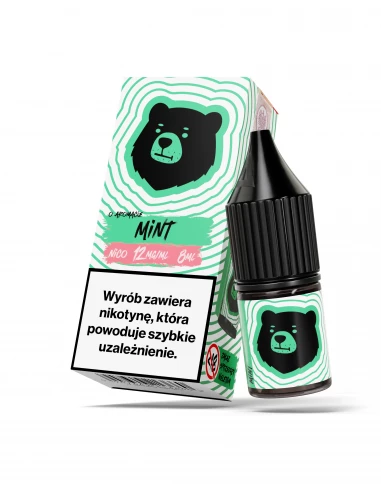 Go Bears Nicotine Liquid Mint 12 mg 8 ml
