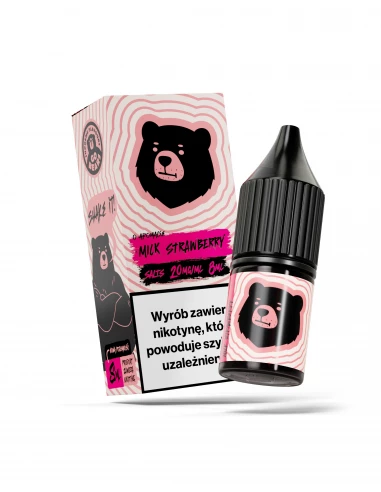 Go Bears Salt Milk Strawberry 20 mg 8 ml