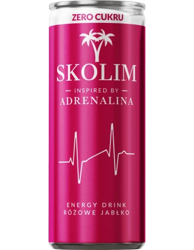 Skolim Energy Różowe Jabłko Zero 250 ml