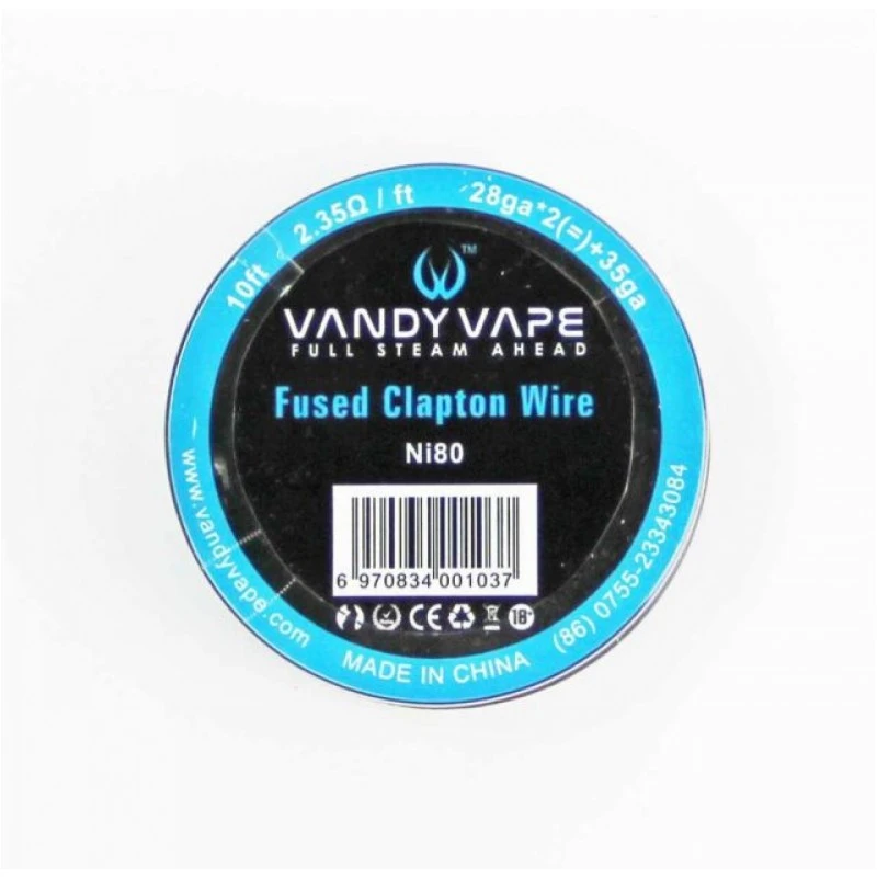 Vandy Vape Drut Fused Clapton Ni80 28...