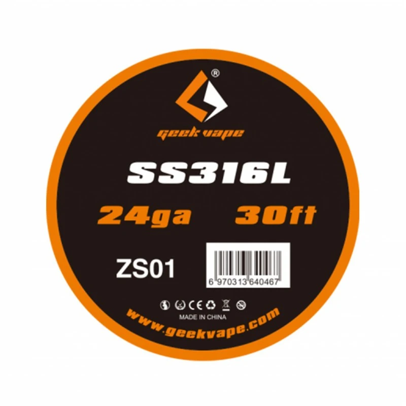 Geekvape (ZS01) Drut SS316L/24ga*30FT